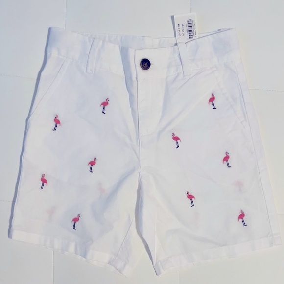 Janie and Jack boys flamingo shorts size 5 - Picture 3 of 7